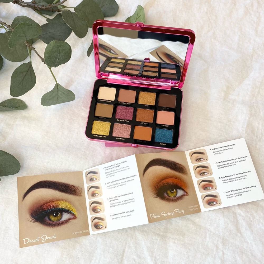TOO FACED Palm Springs Dreams Eyeshadow Palette New In Box - Picture 7 of 11
